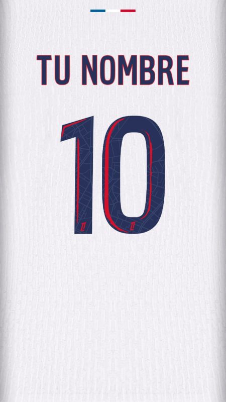 Camiseta Paris Saint Germain 2024/2025 II número 10 tu nombre