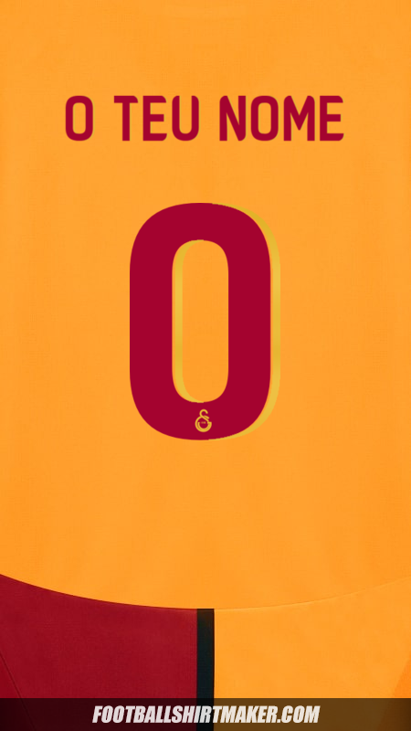 Camisola Galatasaray SK 2024/2025 Cup -  o teu nome - 0