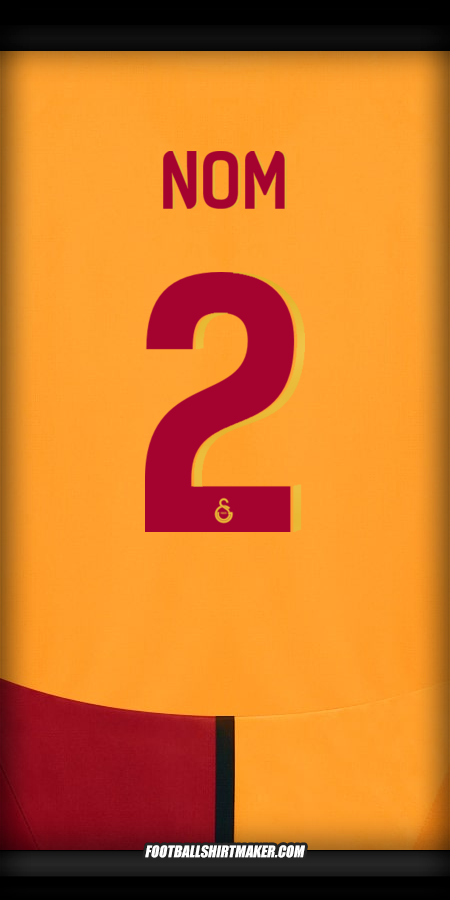 Maillot Galatasaray SK Cup 2024/2025 -  nom - 2