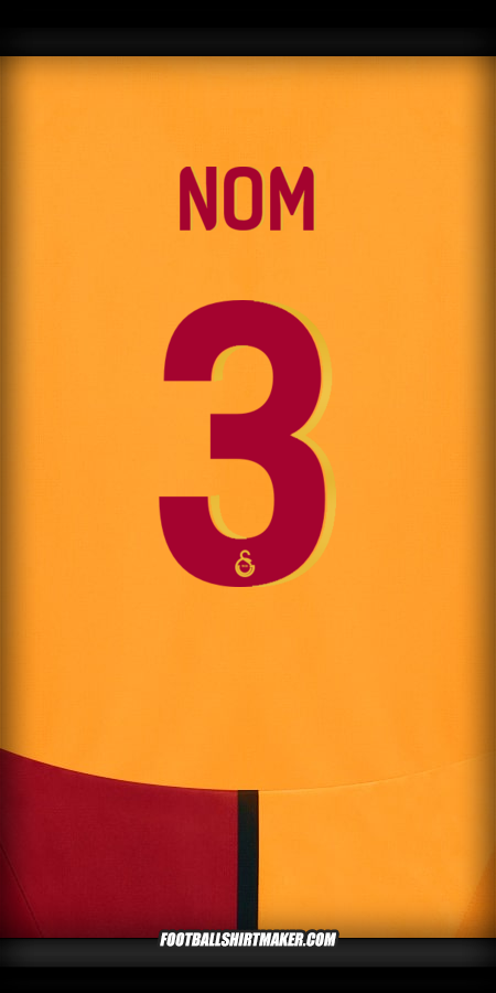 Maillot Galatasaray SK Cup 2024/2025 -  nom - 3