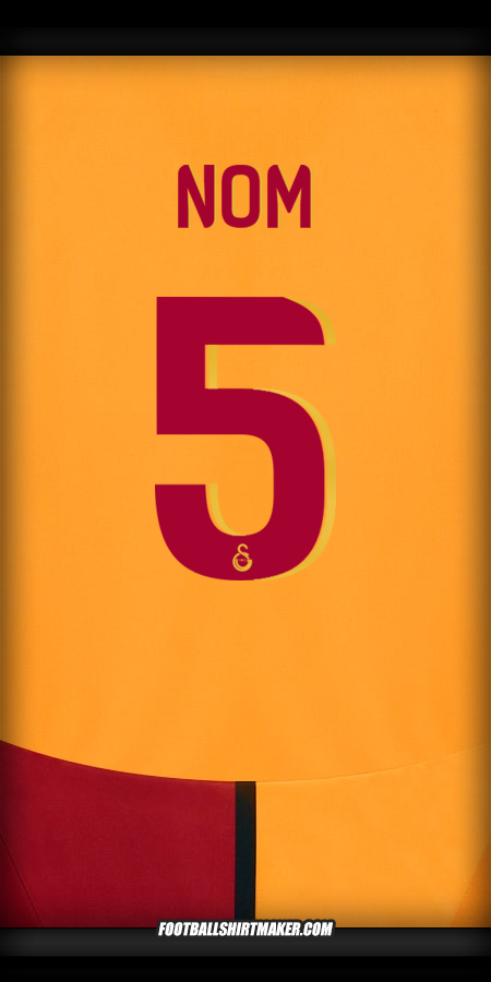 Maillot Galatasaray SK Cup 2024/2025 -  nom - 5