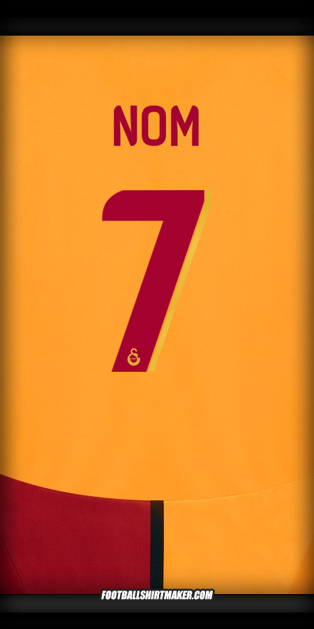 Maillot Galatasaray SK Cup 2024/2025 -  nom - 7
