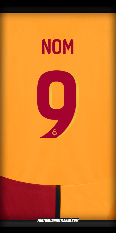 Maillot Galatasaray SK Cup 2024/2025 -  nom - 9