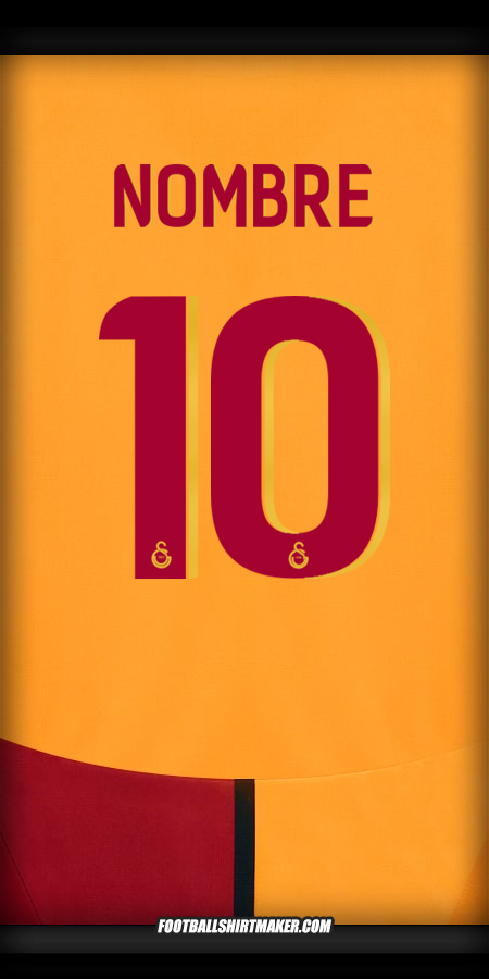 Jersey Galatasaray SK Cup 2024/2025 -  nombre - 10