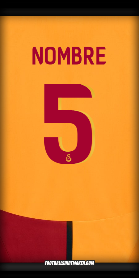 Camiseta Galatasaray SK Cup 2024/2025 -  nombre - 5