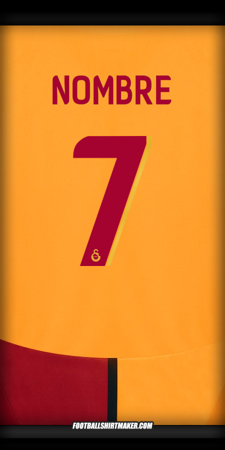 Jersey Galatasaray SK Cup 2024/2025 -  nombre - 7