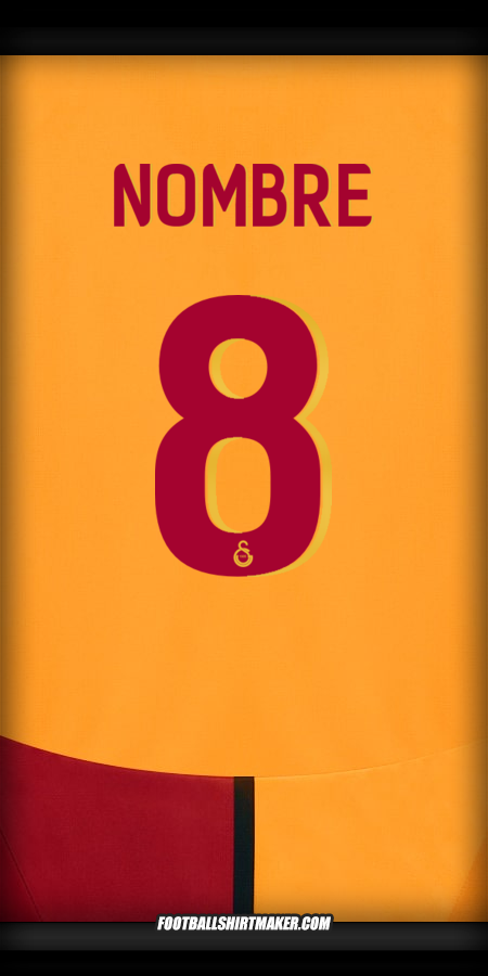 Jersey Galatasaray SK Cup 2024/2025 -  nombre - 8
