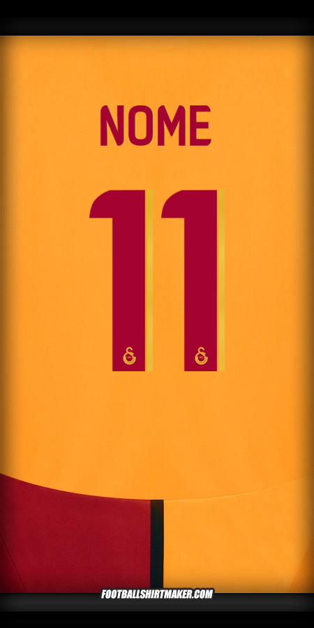 Camisola Galatasaray SK Cup 2024/2025 -  nome - 11