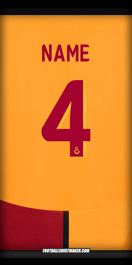Trikot Galatasaray SK Cup 2024/2025 -  name - 4