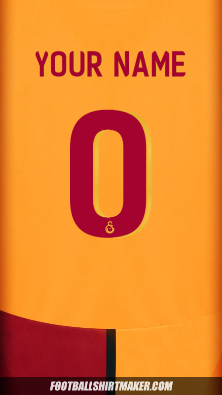 Galatasaray SK 2024/2025 Cup jersey number 0 your name