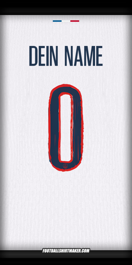 Trikot Paris Saint Germain Cup 2024/2025 II -  dein name - 0