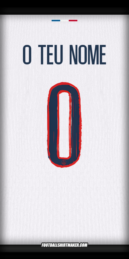 Camisola Paris Saint Germain Cup 2024/2025 II -  o teu nome - 0