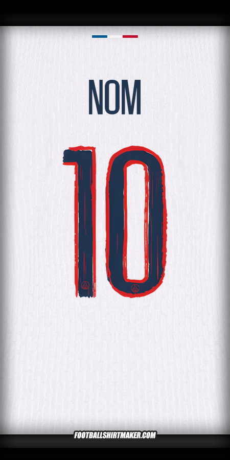 Maillot Paris Saint Germain Cup 2024/2025 Extérieur -  nom - 10