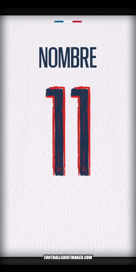 Camiseta Paris Saint Germain Cup 2024/2025 Visita -  nombre - 11