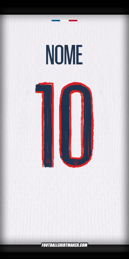 Maglia Paris Saint Germain Cup 2024/2025 Seconda -  nome - 10