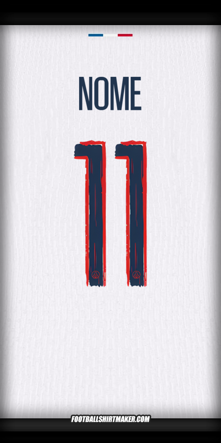 Camisa Paris Saint Germain Cup 2024/2025 Alternativa -  nome - 11