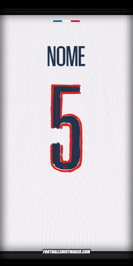 Maglia Paris Saint Germain Cup 2024/2025 Seconda -  nome - 5