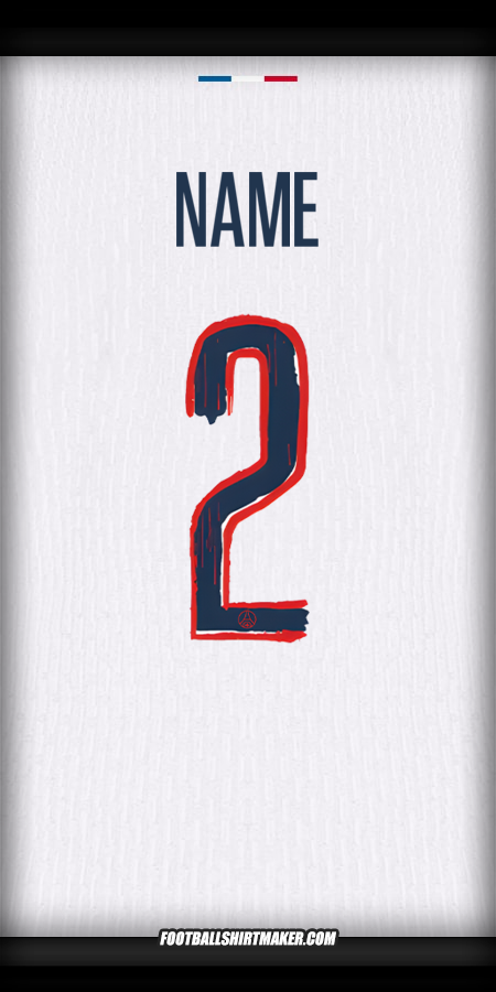 Trikot Paris Saint Germain Cup 2024/2025 Auswärts -  name - 2