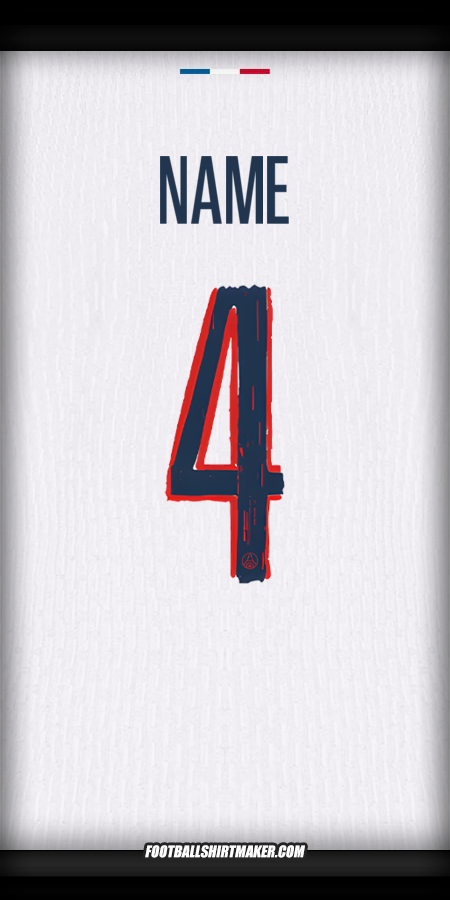 Shirt Paris Saint Germain Cup 2024/2025 Away -  name - 4