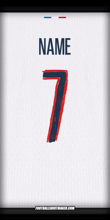 Trikot Paris Saint Germain Cup 2024/2025 Auswärts -  name - 7