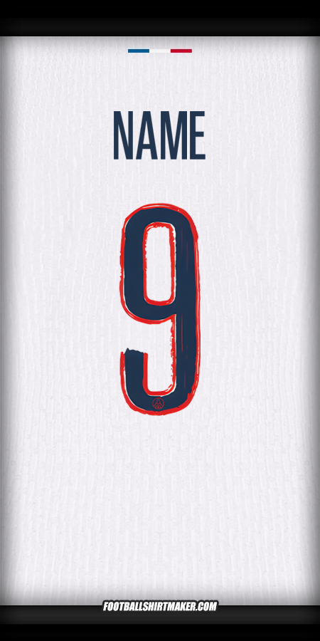 Shirt Paris Saint Germain Cup 2024/2025 Away -  name - 9