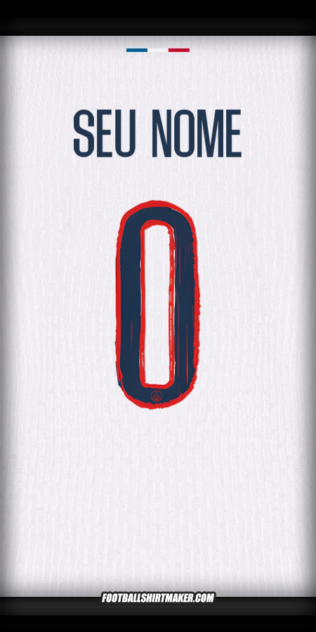 Camisa Paris Saint Germain 2024/2025 Cup II -  seu nome - 0