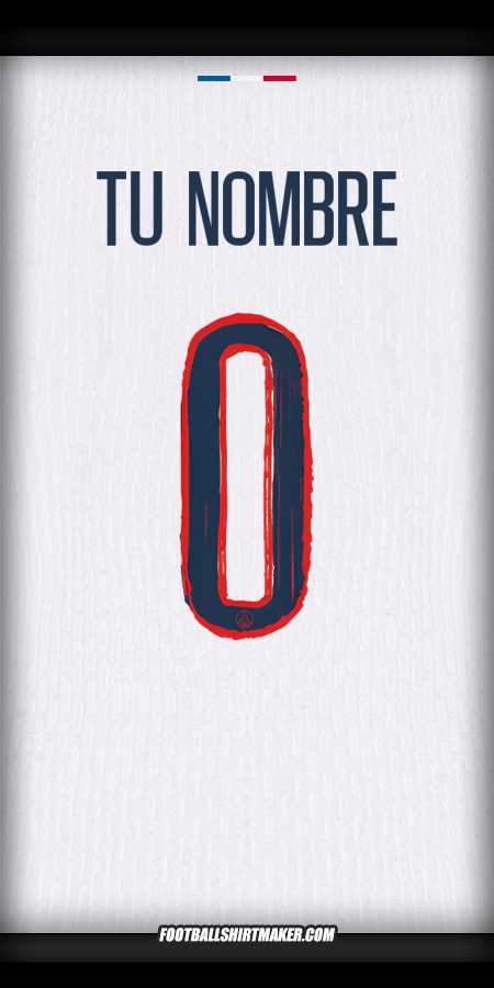 Jersey Paris Saint Germain 2024/2025 Cup II -  tu nombre - 0