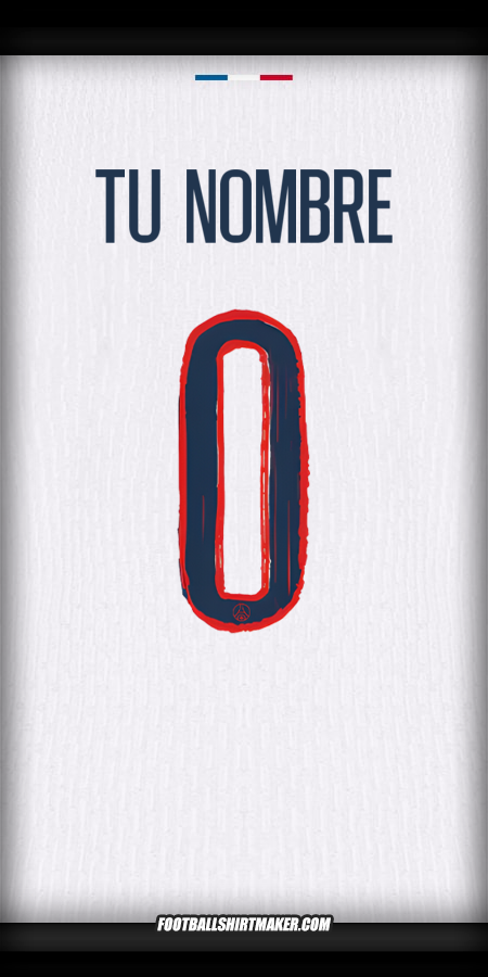 Camiseta Paris Saint Germain Cup 2024/2025 II -  tu nombre - 0