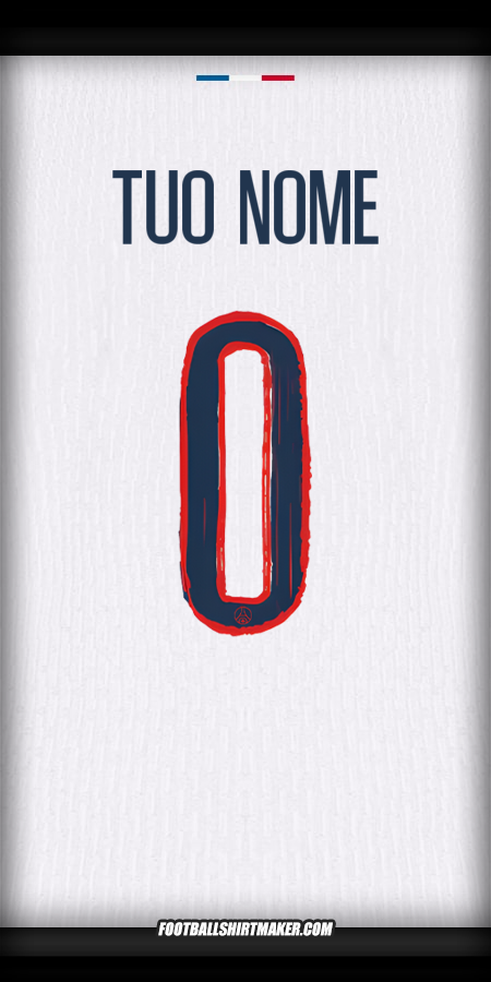 Maglia Paris Saint Germain 2024/2025 Cup II -  tuo nome - 0