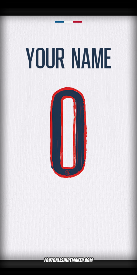Jersey Paris Saint Germain Cup 2024/2025 II -  your name - 0
