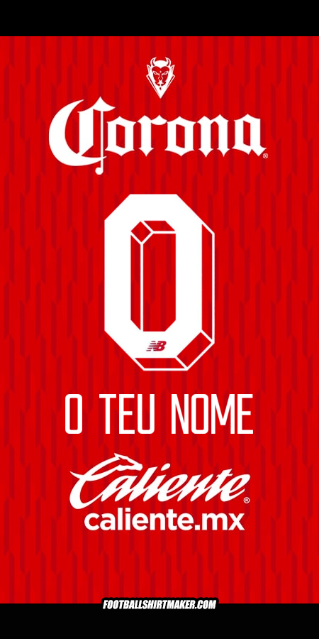 Camisola Toluca FC 2024/2025 -  o teu nome - 0
