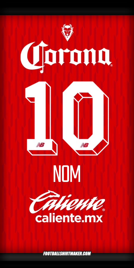 Maillot Toluca FC 2024/2025 -  nom - 10