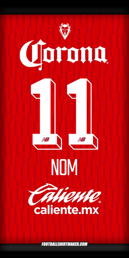 Maillot Toluca FC 2024/2025 -  nom - 11