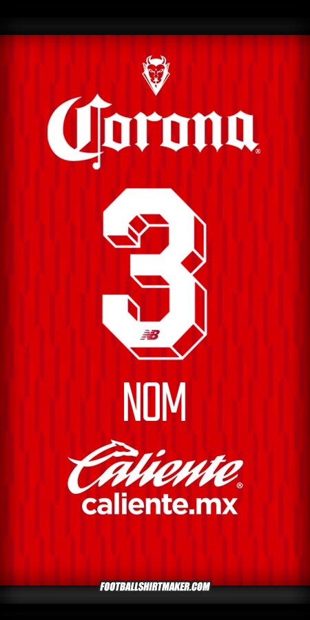 Maillot Toluca FC 2024/2025 -  nom - 3