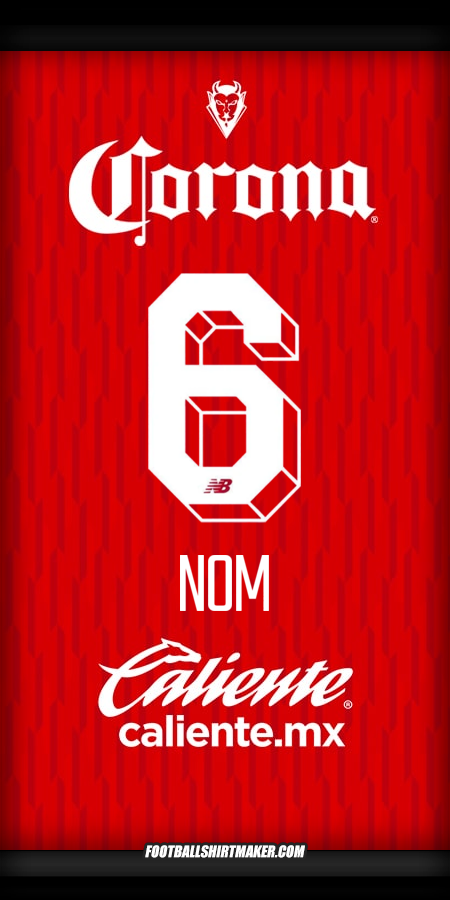 Maillot Toluca FC 2024/2025 -  nom - 6