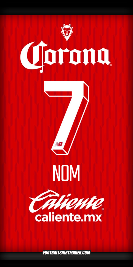 Maillot Toluca FC 2024/2025 -  nom - 7