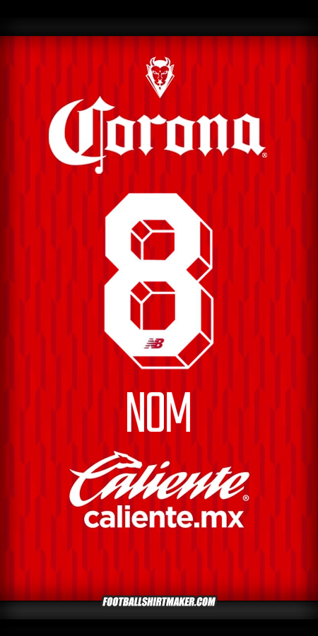 Maillot Toluca FC 2024/2025 -  nom - 8
