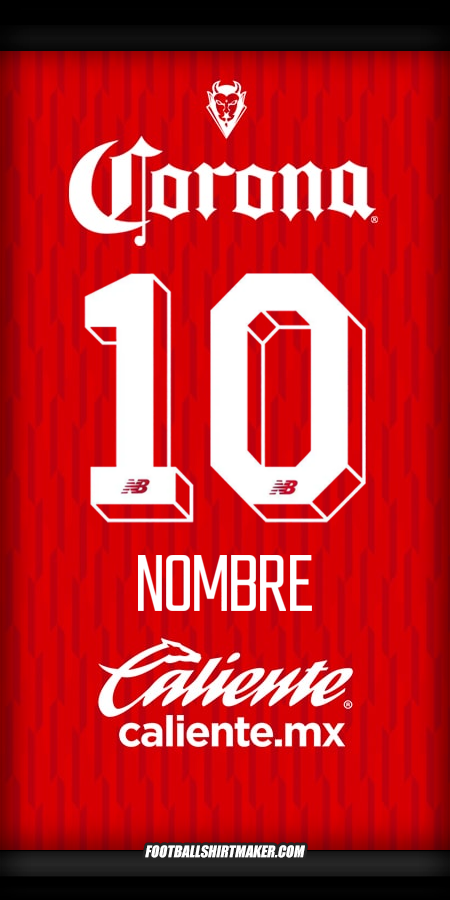 Jersey Toluca FC 2024/2025 -  nombre - 10