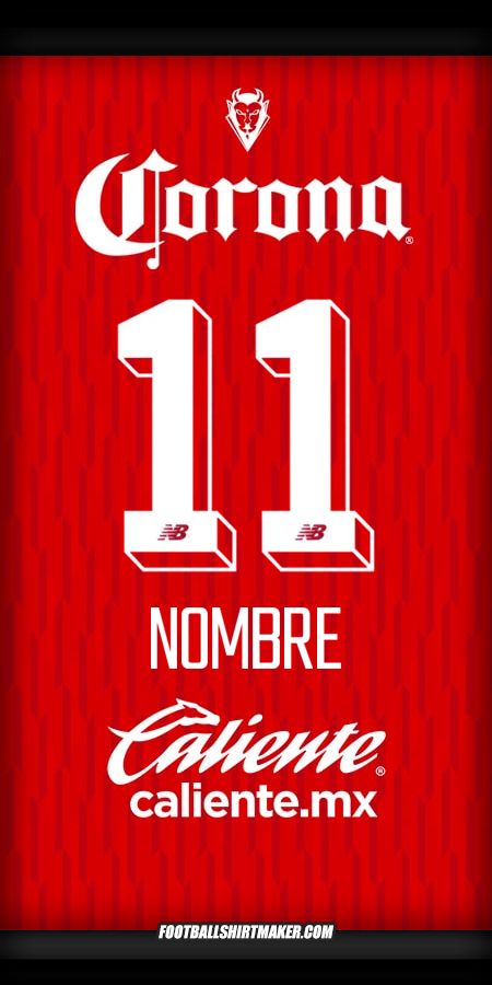 Jersey Toluca FC 2024/2025 -  nombre - 11