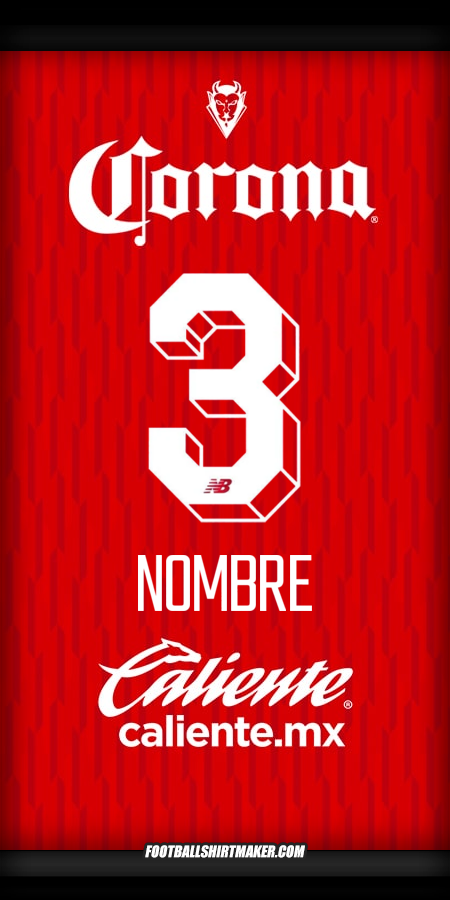 Jersey Toluca FC 2024/2025 -  nombre - 3