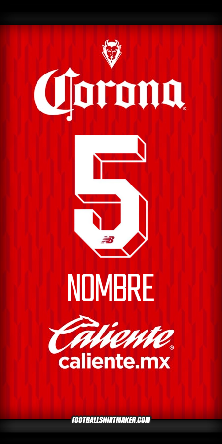 Camiseta Toluca FC 2024/2025 -  nombre - 5