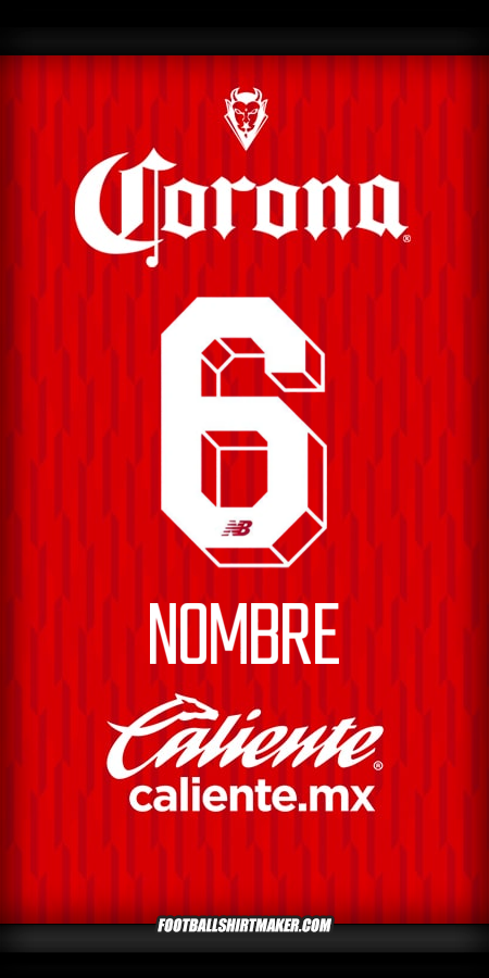 Camiseta Toluca FC 2024/2025 -  nombre - 6