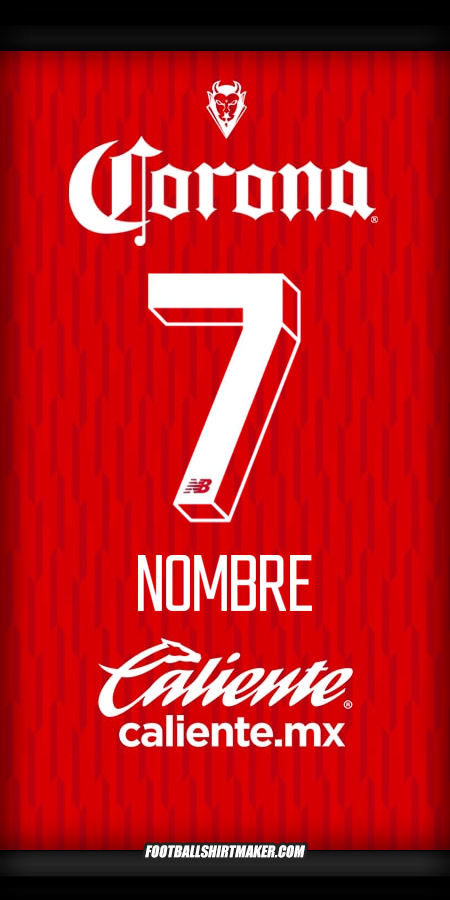 Jersey Toluca FC 2024/2025 -  nombre - 7