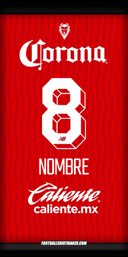 Jersey Toluca FC 2024/2025 -  nombre - 8