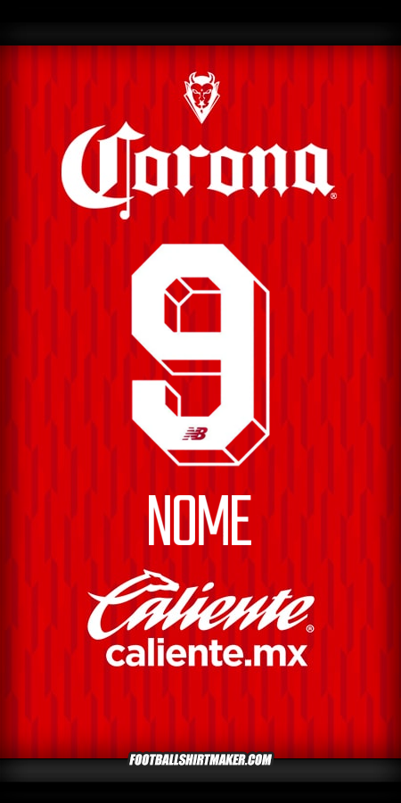 Camisola Toluca FC 2024/2025 -  nome - 9