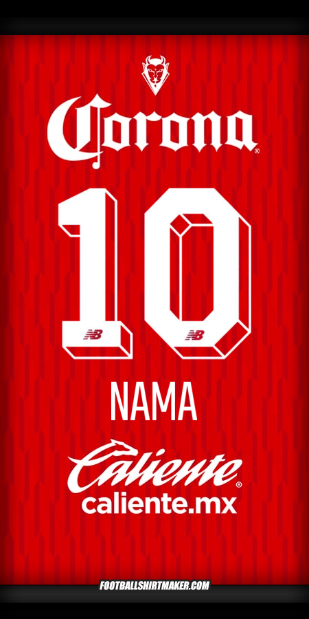 Jersey Toluca FC 2024/2025 -  nama - 10