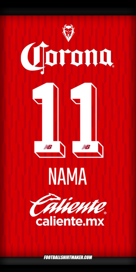 Jersey Toluca FC 2024/2025 -  nama - 11