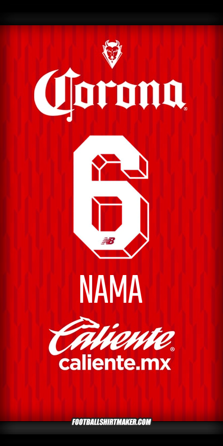 Jersey Toluca FC 2024/2025 -  nama - 6