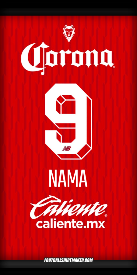Jersey Toluca FC 2024/2025 -  nama - 9