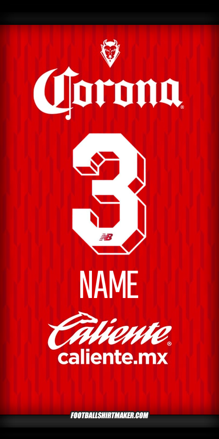 Jersey Toluca FC 2024/2025 -  name - 3